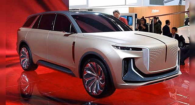 В Европу привезут «китайский аналог Rolls-Royce» — электрический кроссовер Hongqi E-HS9