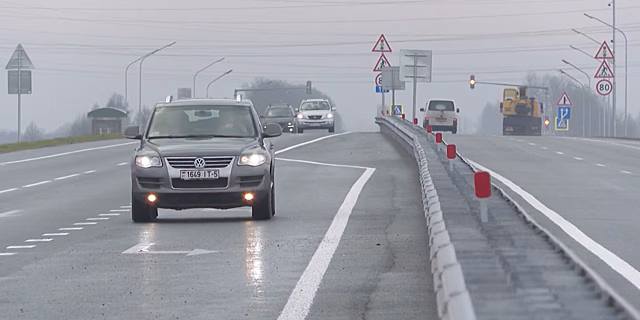 В Беларуси обновили участок республиканской автодороги