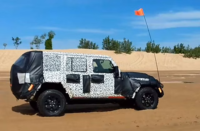 Новый Jeep Wrangler 2018 показал свои внедорожные способности