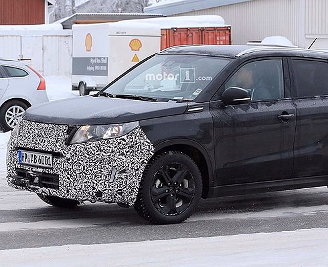 Suzuki тестирует обновленную Vitara