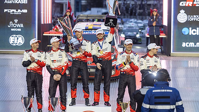 Toyota впервые в истории заняла три первых места на Ралли Монте-Карло