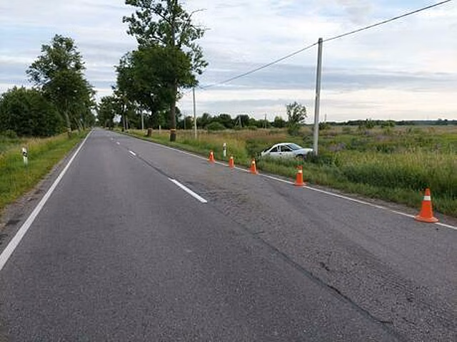 Под Калининградом перевернулась легковушка, пострадала 26-летняя пассажирка