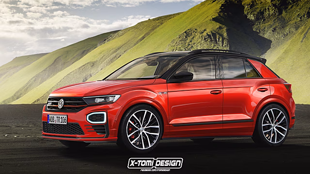 Спортивный кроссовер VW T-Roc GTI: первые изображения
