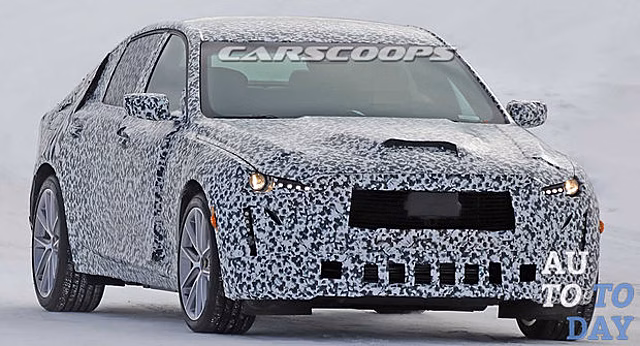 Шпионские снимки седана Cadillac CT5 уже в сети
