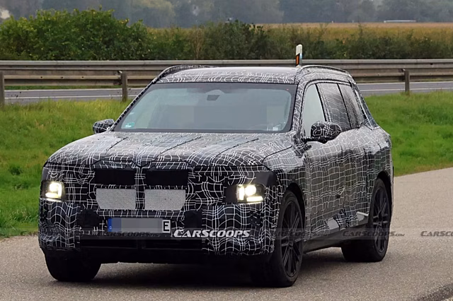 BMW проводит испытания нового электрического X7
