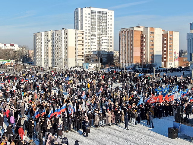 В Пензе прошел митинг-концерт «Мы вместе!»
