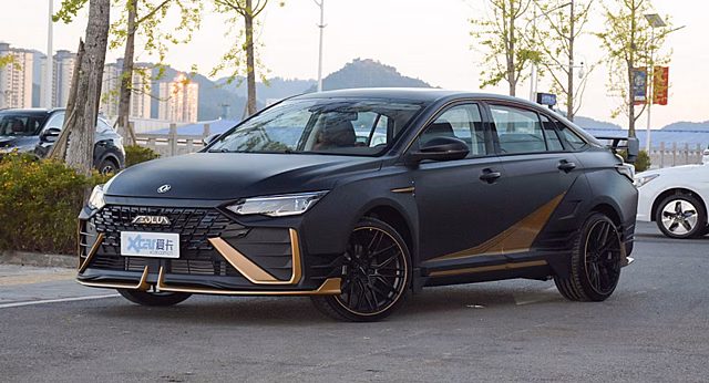 Концепт седана Dongfeng Aeolus Yixuan MAX Dark Night Edge Edition вышел в продажу в Китае