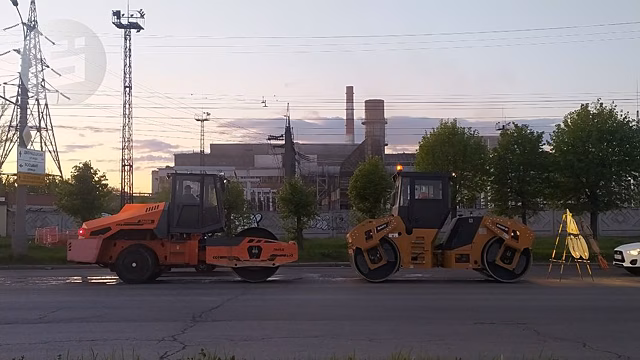 В Ижевске начали ремонт дороги от Поймы до микрорайона Бригада Самолет