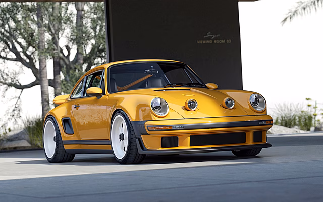 Очередной крутой Porsche 911 от Singer: широкий кузов, четыре фары и атмосферные 426 л.с.