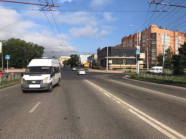 Ставропольский маршрутчик сбил пешехода