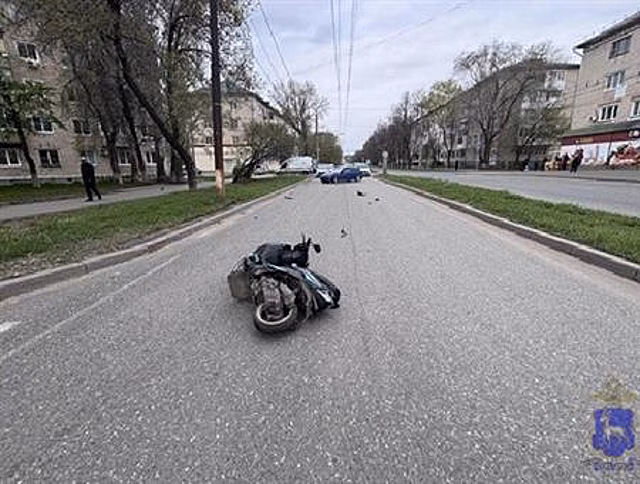В Тольятти пострадал водитель скутера в ДТП