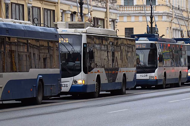 В Воронеже приостановили работу троллейбусного маршрута № 11