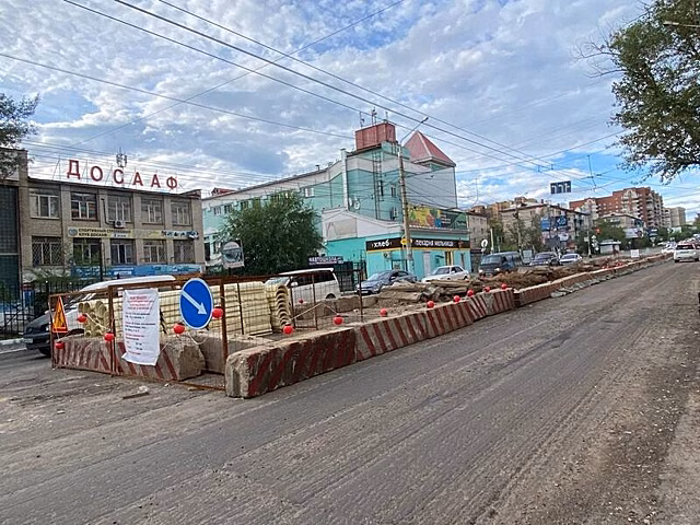 В Чите ремонтные дорожные работы перенесли на ночь