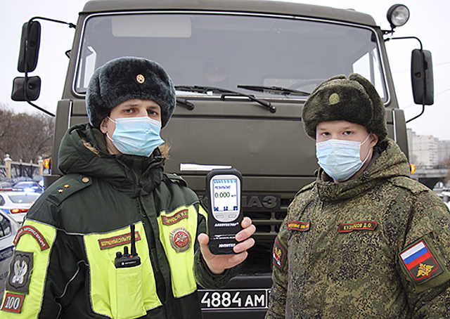 В Главном управлении военной полиции подвели итоги акции «Трезвый водитель»