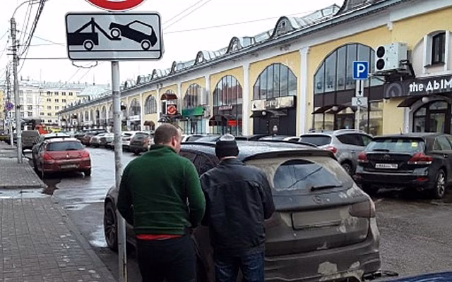 В Рязани на штрафстоянку отправили Mercedes-Benz