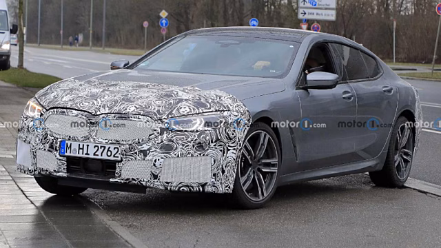 Обнародовано фото обновлённого купе BMW 8 Series Gran Coupe