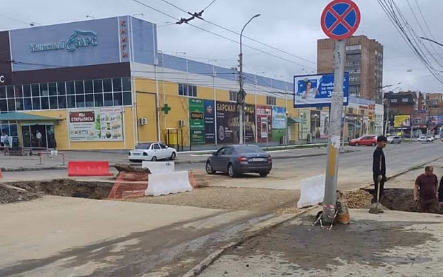 В Рязани восстановили движение транспорта по улице Грибоедова