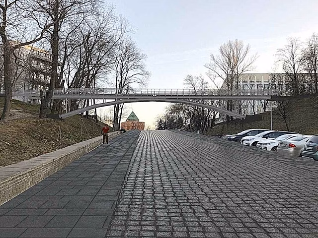 Правительство не отказалось от строительства пешеходного моста в Нижегородском кремле