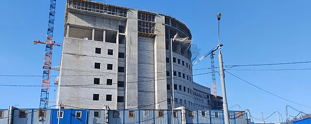 Московская областная детская больница в Красногорске готова почти наполовину