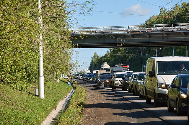Восьмибалльные пробки осложнили движение в Кемерове