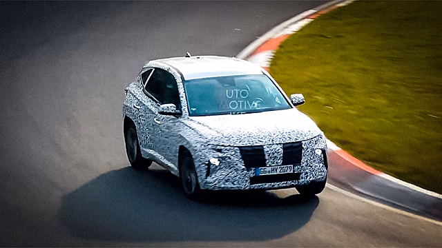 Новый Hyundai Tucson засняли на видео