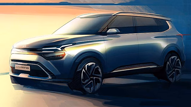KIA представила первые изображения нового кроссвэна Carens