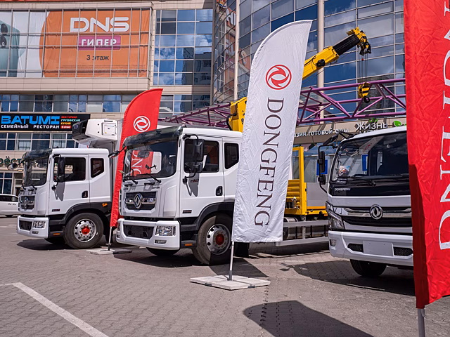 Автопробег среднетоннажных грузовиков DONGFENG на Урале!