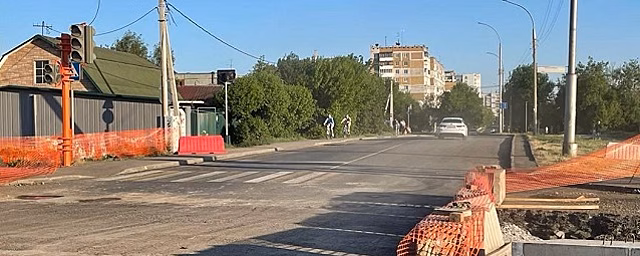 В Кемерове после ремонта открыли перекресток Сибиряков-Гвардейцев и Каменской