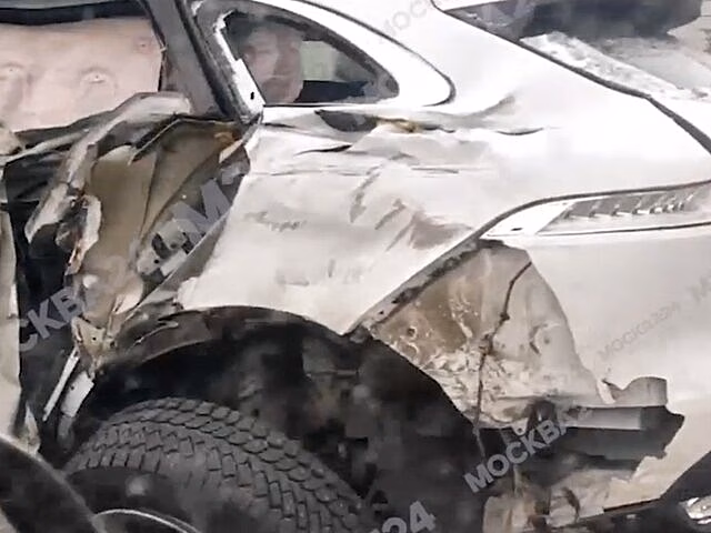 В массовое ДТП в Москве попала машина посольства Китая