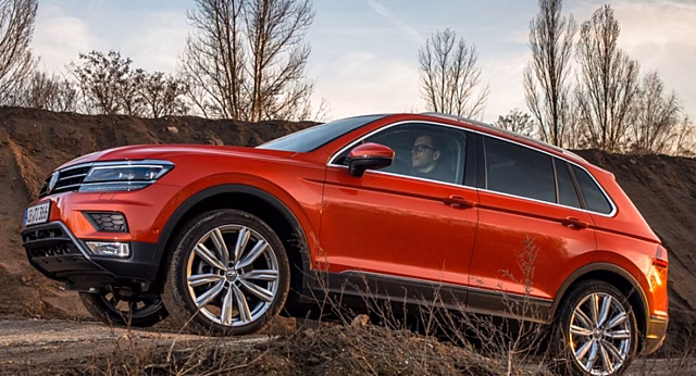 Volkswagen тестирует кроссовер Tiguan нового поколения