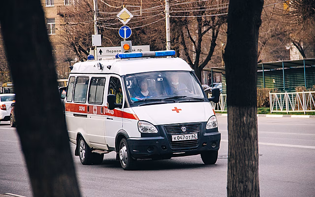 На улице Зубковой в Рязани в ДТП с мотоциклом пострадали двое мужчин