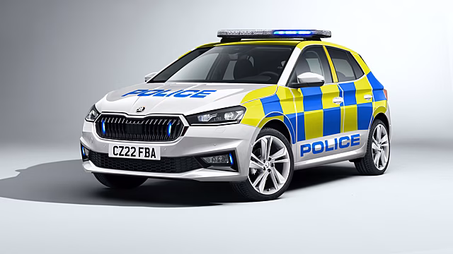 Skoda превратила новую Fabia в полицейскую машину