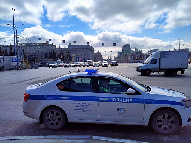 Сегодня с 7 утра в Новосибирске перекрыты центральные улицы