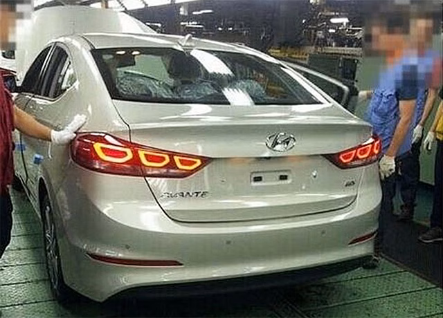 Шпионы засняли новую Hyundai Elantra