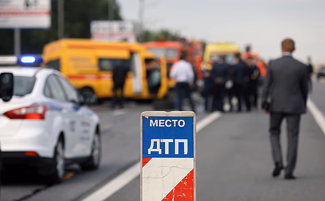 На МКАД столкнулись пять автомобилей