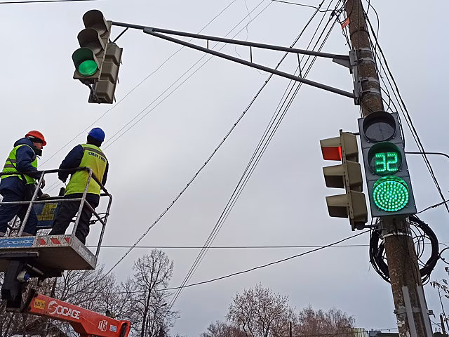 125 светофоров в Нижнем Новгороде управляются дистанционно