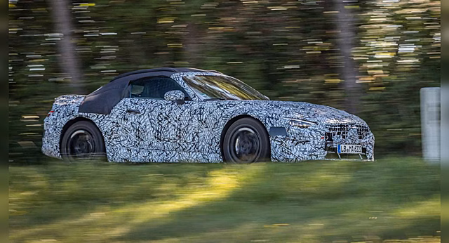 Mercedes-AMG SL тестируют на дорогах