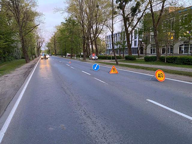 Неудачно затормозил и вылетел из седла: в Калининграде мотоциклист получил травмы при ДТП