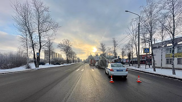 Пожилых мужчину и женщину сбили на зебре в заречной части Вологды