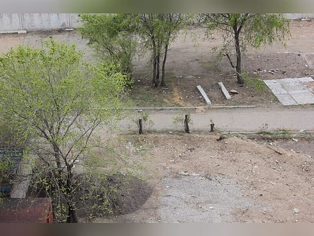 Территорию около стадиона в 1 мкр Читы начали готовить для благоустройства