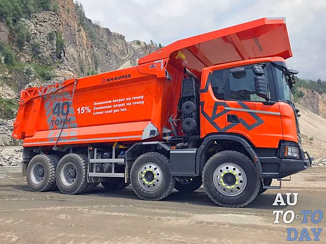 В Украину прибыли первые карьерные самосвалы Scania грузоподъемностью 40 тонн