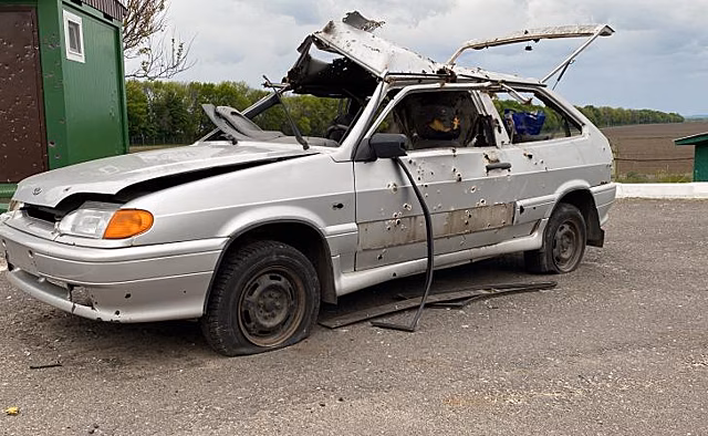 В Курской области дроны подбили два легковых автомобиля