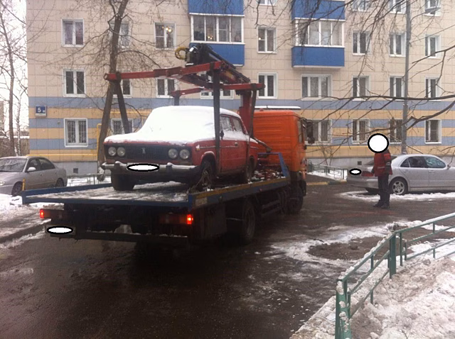 Брошенный автомобиль убрали с улицы Живописной