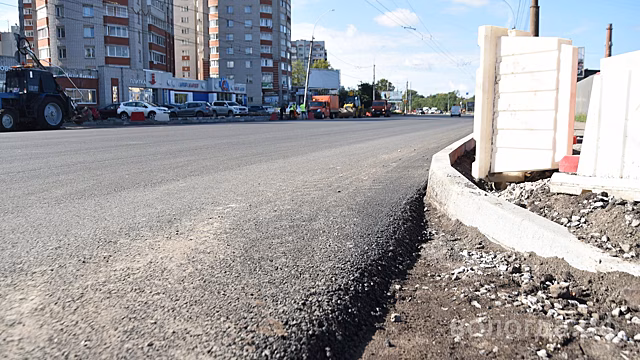 В Вологде продолжается ремонт автомобильных дорог