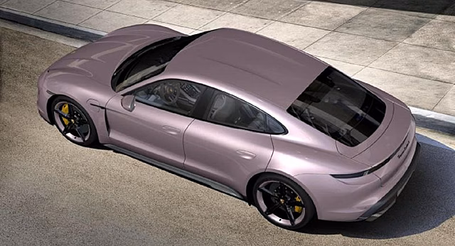У Porsche Taycan появились новые цвета кузова