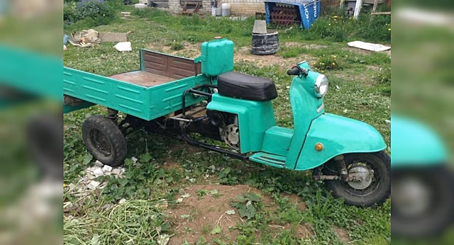 На Кубе ТГА-200 «Муравей» превратили в моторикшу