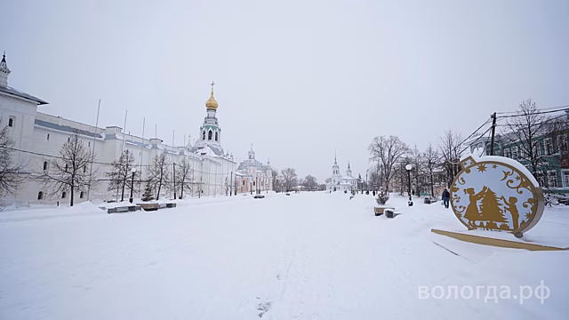 В Вологде установились январские погодные показатели