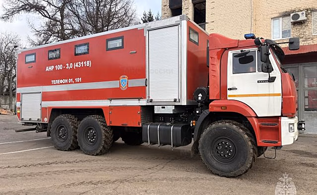 Пожарные Железногорска получили новый автомобиль