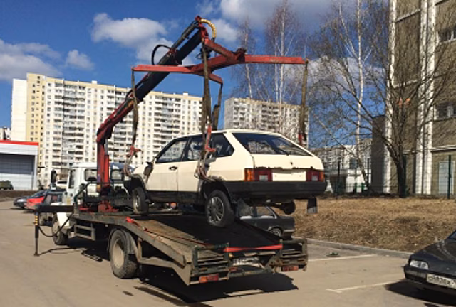 В Марьиной роще в 2020 году было выявлено восемь брошенных автомобилей