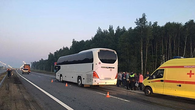 Фото с места ДТП под Владимиром, где пострадали 22 человека